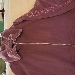 Ck zip jacket 2x womens